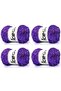4X100Gr. Metallic Glitz 100Gr Metallic Glitter Purple Metallic Glitter, Winter, Very Fine, Summer Yarns - 4