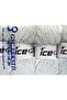 Lot of 4 X 100Gr Skeins Ice Yarns Chenille Baby Light (100% Microfiber) Yarn Light Gray - 4