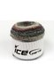 Lot of 3 X 100Gr Skeins Ice Yarns Cakes Melange (15% Wool) Yarn Maroon Pink Grey Shades Cream