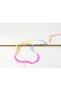 Lot of 4 X 100Gr Skeins Ice Yarns Wool Varicolor Light (25% Wool) Yarn Fuchsia Yellow Blue White - 3