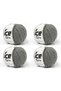 4X50Gr. Baby Alpaca Natural Colors Bebe Alpaca Grey Luxury, Alpaca, Merino, Winter - 4