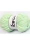 Lot of 4 X 100Gr Skeins Ice Yarns Chenille Baby Light (100% Microfiber) Yarn Baby Green