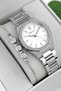 Steel Cord Steel Case Women Wrist Watch, 3 Atm Waterproof Silver Zmfer192 - 3