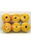 6X50Gr. Fettuccia Acrylic Yellow Stripe, Summer Yarns, Worsted, Acrylic - 4