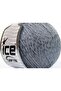 Lot of 4 X 100Gr Skeins Ice Yarns Summer (70% Mercerized Cotton 30% Viscose) Yarn Grey