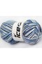 Lot of 4 X 100Gr Skeins Ice Yarns Lorena Color (50% Cotton) Yarn Blue Shades White