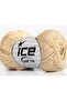 6X50Gr. Almina Cotton Mercerized Cotton Cream Summer Yarns, Cotton, 100% Cotton