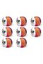 8X50Gr. Panorama Premium Acrylic Pink, Purple, Burgundy, Light Salmon Winter, Flat Strands, Batik Patterned, - 4