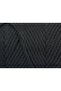 250 Gr Ice Yarns Cotton Rope (100% Cotton) Hand Knitting Yarn Black - 2