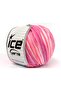 8X50Gr. Lorena Pastel Acrylic, Cotton White, Pink Shades Summer Yarns, Cotton, Tie-Dye Pattern, Akr
