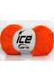 6X50Gr. Cecilia Cotton Mercerized Cotton Orange Summer Yarns, Cotton, 100% Cotton