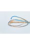 1X250G. Natural Cotton Color 3mm Cotton Cream, Brown Tones, Blue Tones Summer Yarns, Cotton - 3