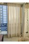 Buldan Curtain 100% Natural Cotton Tasseled Linen Curtain