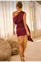 Linich&Co Satin Dress with Tie Detail - 2