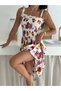Women's Skirt Ruffled Casual Summer Viscose Fabric Dress Standard Size Smlxl Compatible Length 100 cm - 3