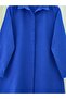 Oval Cut Long Shirt with Hidden Buttons -Saks - 6