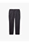 Pocket Detailed Cotton Gabardine Waist Lace-Up Trousers - 3