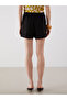 Esvab • Modern & Distinctive Waist Drawstring Crepe Women's Pleated Shorts - 5