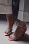 Aqua Women's Pointed-Toe Strap Detail Heeled Slipper Sandals - 3
