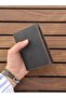 Brown Passport Cover Genuine Leather Travel Wallet Passport Holder - 5