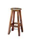 Bar Stool Solid Reclaimed Wood - 4