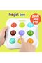 Fidget Popper Sensory Baby Toys,Toddlers Push and Popping Bubbles Fine Motor Skill,19.5x19.5 cm - 5