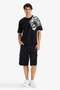 100% Cotton Boxy Fit Printed T-Shirt F8648Ax25Hs - 2