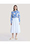 Tonal Striped Seersucker Skirt - 3