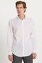 Men's Slim Fit Slim Fit Buttoned Sports Collar Linen Effect 100% Cotton Yellow Striped Summer Shirt - 4