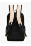 Solid Backpack with Adjustable Straps and Zip Closure - 14x31x50 cms - 3
