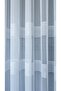 White Stripe Detail Horizontal Stripes 1/3 Tight Pleated Tulle Curtain No Wrinkle Ironing - 6