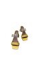 Steymi Mustard Yellow Heeled Fancy Slippers - 3