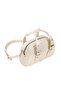 Women's Hand and Shoulder Bag with Adjustable Strap Belt Buckle Detail - 6