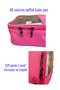 Pvc Transparent Travel Makeup Cosmetic Bag Pink - 5
