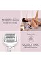 Wet And Dry Epilator For Women, Double Disc With 60 Tweezers, Flexible 90° Pivoting Head - 5