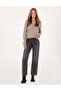 Mink Slim Fit V-Neck Basic Sweater 50310915-Vr052 - 4