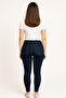 Esra Navy Blue High Waist Lycra Comfortable Skinny Jeans - 3