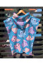 Axolotl Patterned Children's Poncho Beach Towel & Bathrobe 60X60 cm - 2