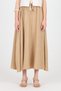 Mink Cotton Bell Cut Lace up Long Skirt 8024 - 3