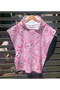Axolotl Patterned Children's Poncho Beach Towel & Bathrobe 60X60 cm