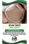 Certified Sand Pearl Natural Stone Silver Closure Necklace