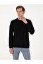 Black 2 Thread Regular Fit Crew Neck Basic Sweatshirt 50314054-Vr046