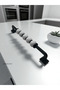 Maya Beaded 192 mm Black Special Heavy Metal 1St Classroom Furniture Drawer Kitchen Cabinet Handle Premium Handle