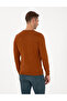 Brown Slim Fit Crew Neck Basic Knitwear Sweater 50315509-Vr040 - 5