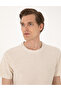 Beige Regular Fit Crew Neck T-Shirt 50303856-Vr011 - 2