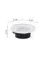 Pyrenees Wall Mounted Soap Dispenser - Matte Black - 3
