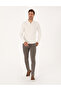 Ecru Regular Fit Polo Neck Zippered Knitwear Sweater 50315729-Vr019 - 4