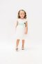 Girl's Princess Evening Dress Belted Lace Birthday Dress 3-6 Years Old