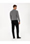Black Slim Fit Canvas Trousers 50310857-Vr046 - 4