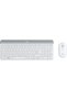 Kit wireless keyboard + mouse MK470, Slim, layout US INTL, White - 4